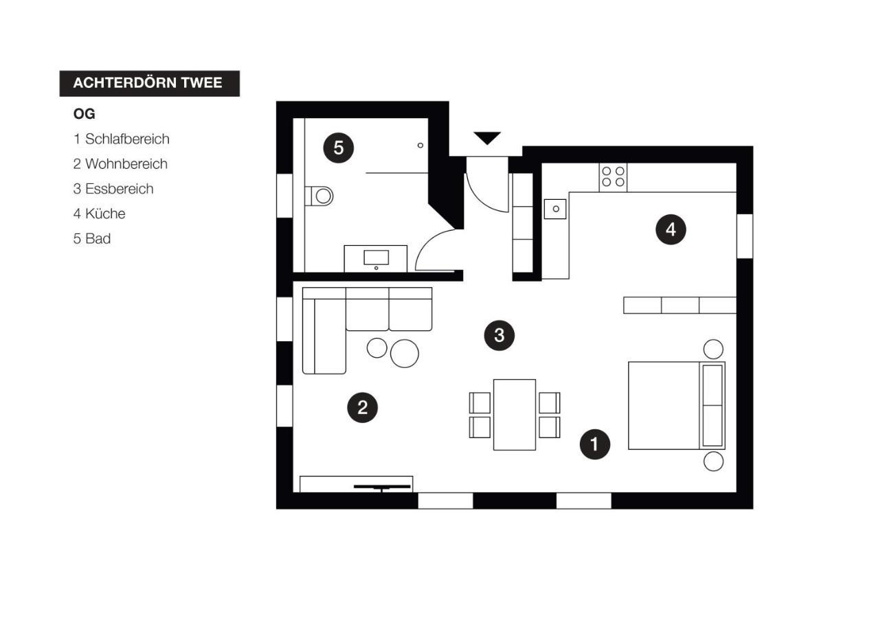 Apartamento Achterdoern Twee Fehmarn Exterior foto